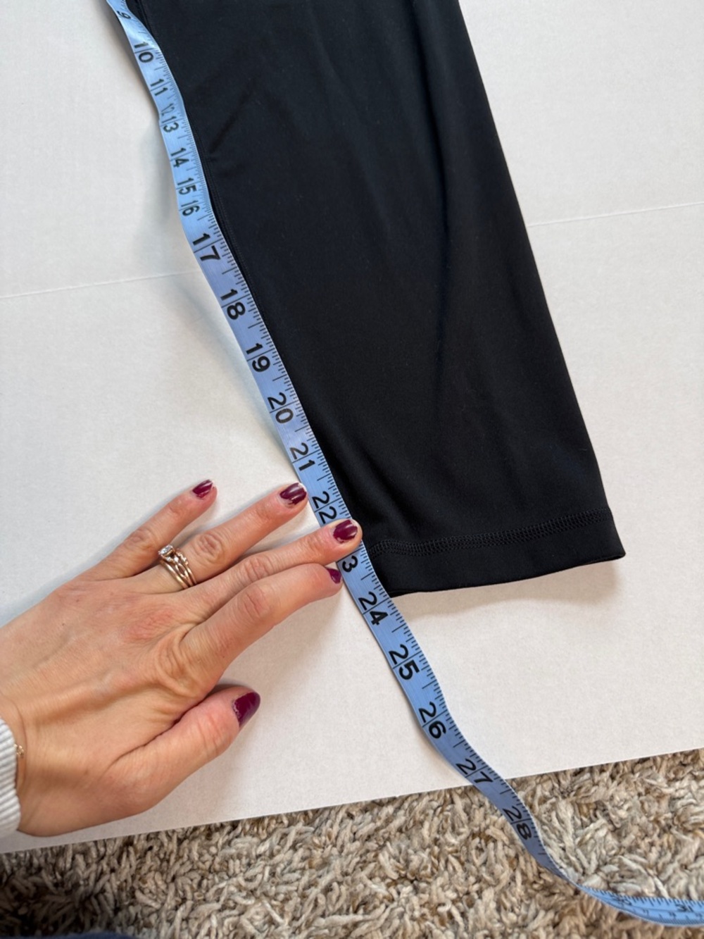 Adidas High-Rise Workout Leggings Cropped Black size Large - Picture 4 of 13
